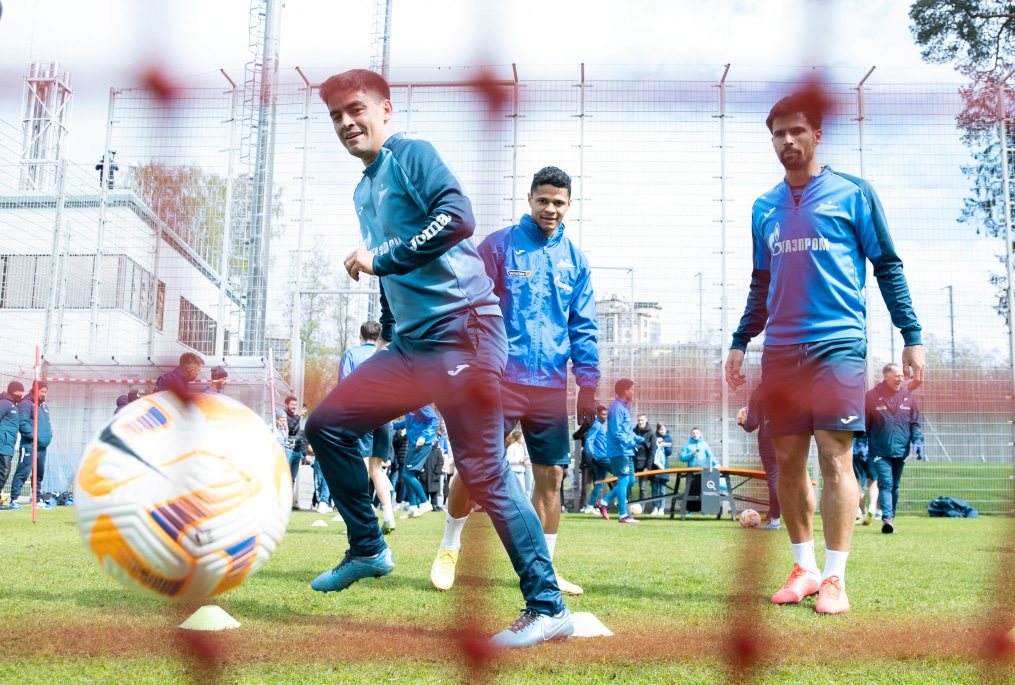 Открытая тренировка «Зенита» перед матчем со «Спартаком»