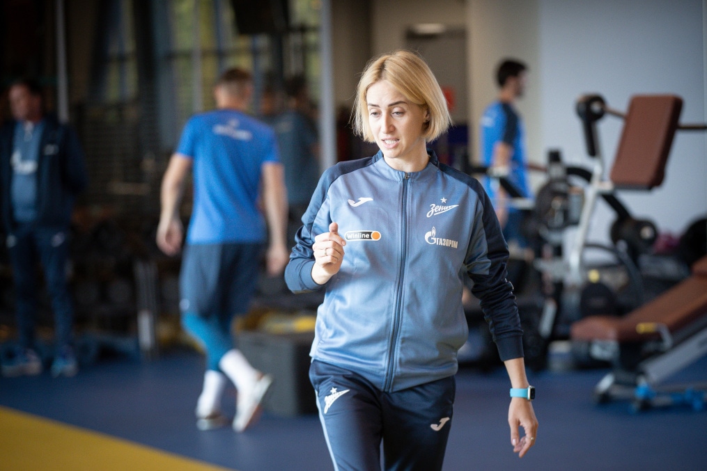 Тренировка «Зенита» перед матчем с «Факелом»