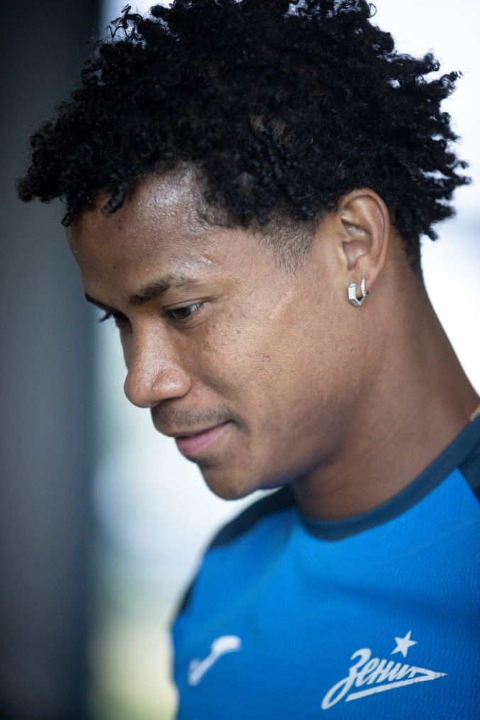 Тренировка «Зенита» перед матчем с «Факелом»