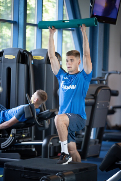 Тренировка «Зенита» перед матчем с «Факелом»