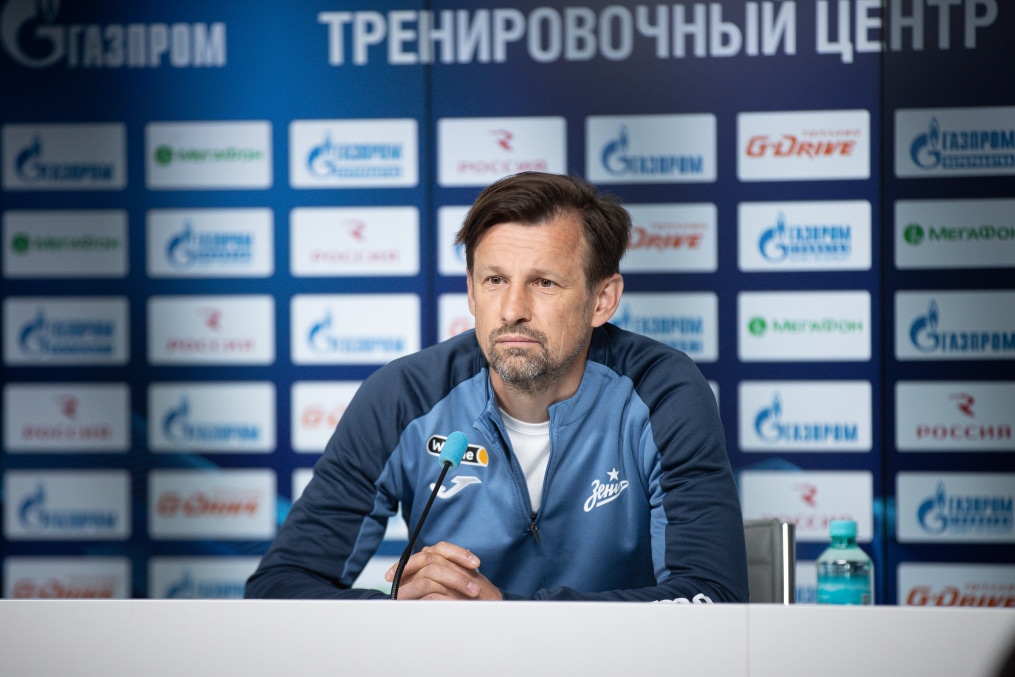 Пресс-конференция «Зенита» перед матчем с «Факелом»