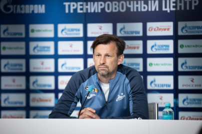Пресс-конференция «Зенита» перед матчем с «Факелом»