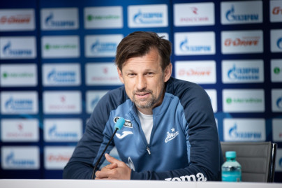 Пресс-конференция «Зенита» перед матчем с «Факелом»