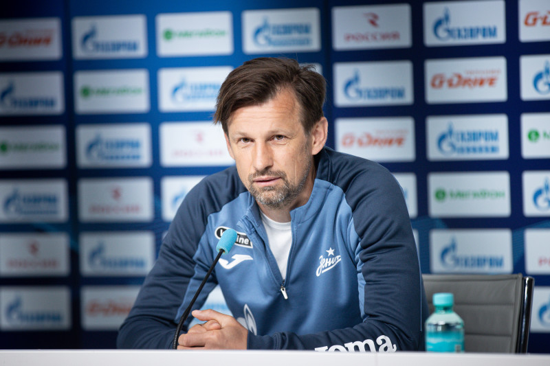 Пресс-конференция «Зенита» перед матчем с «Факелом»