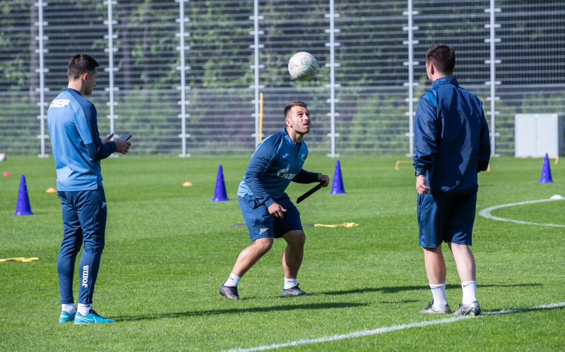 Открытая тренировка женской команды «Зенит» перед матчем с «Краснодаром»