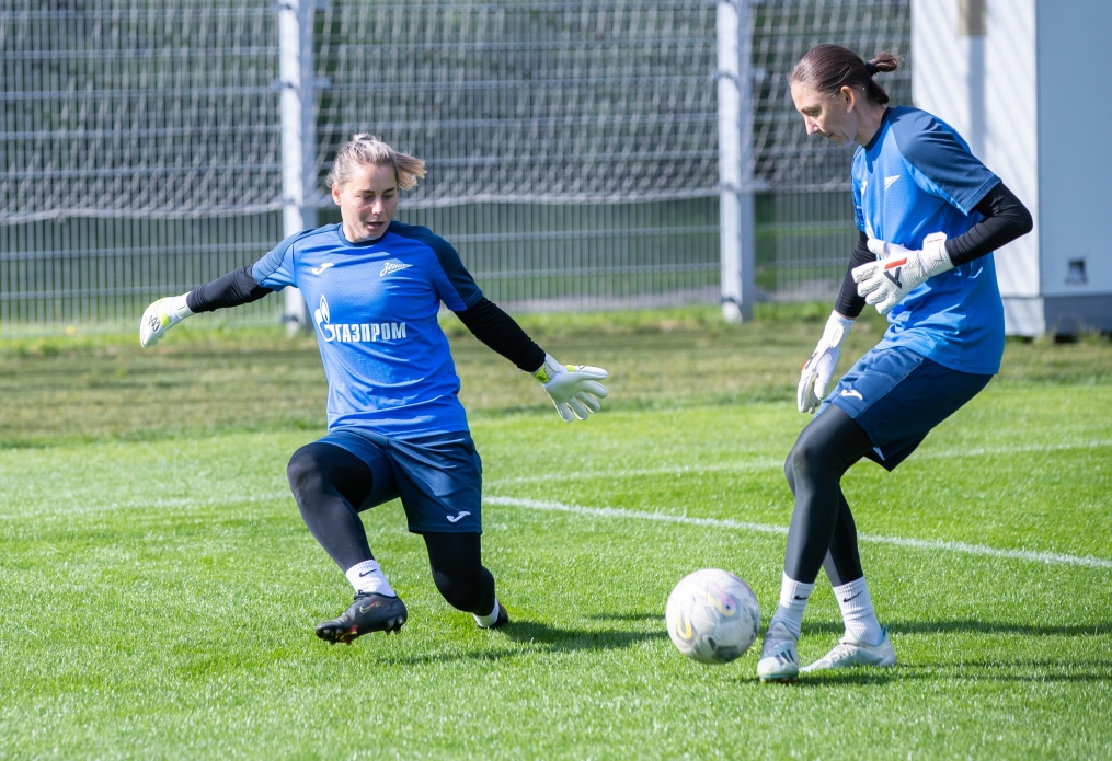 Открытая тренировка женской команды «Зенит» перед матчем с «Краснодаром»
