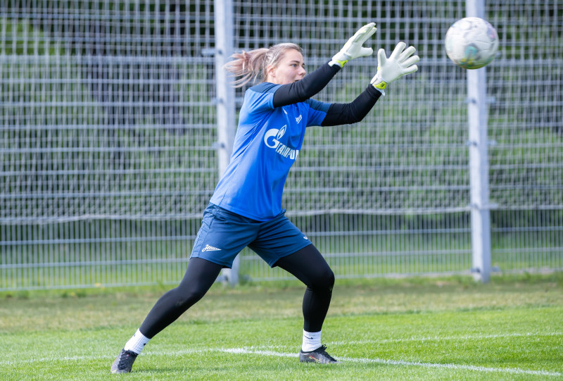 Открытая тренировка женской команды «Зенит» перед матчем с «Краснодаром»