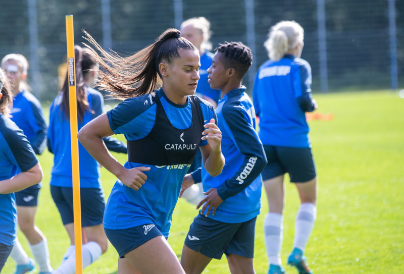 Открытая тренировка женской команды «Зенит» перед матчем с «Краснодаром»