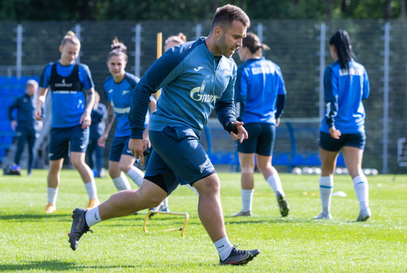 Открытая тренировка женской команды «Зенит» перед матчем с «Краснодаром»