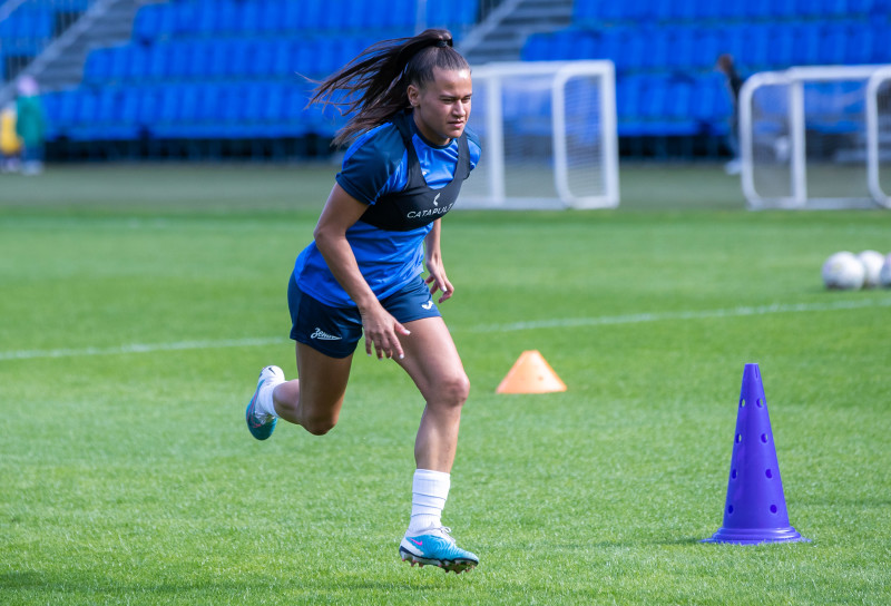 Открытая тренировка женской команды «Зенит» перед матчем с «Краснодаром»