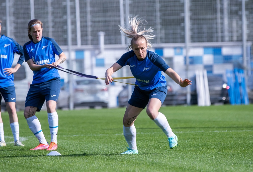 Открытая тренировка женской команды «Зенит» перед матчем с «Краснодаром»