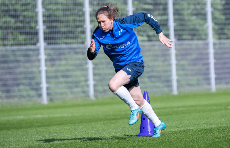 Открытая тренировка женской команды «Зенит» перед матчем с «Краснодаром»