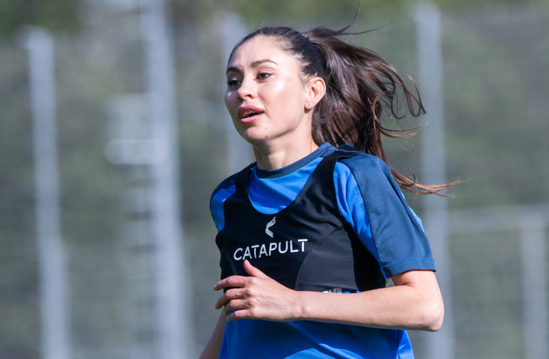 Открытая тренировка женской команды «Зенит» перед матчем с «Краснодаром»