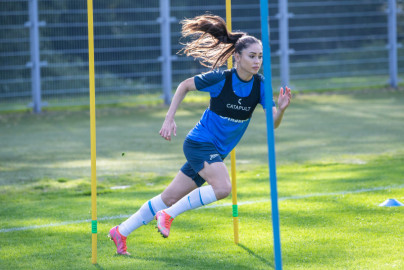 Открытая тренировка женской команды «Зенит» перед матчем с «Краснодаром»