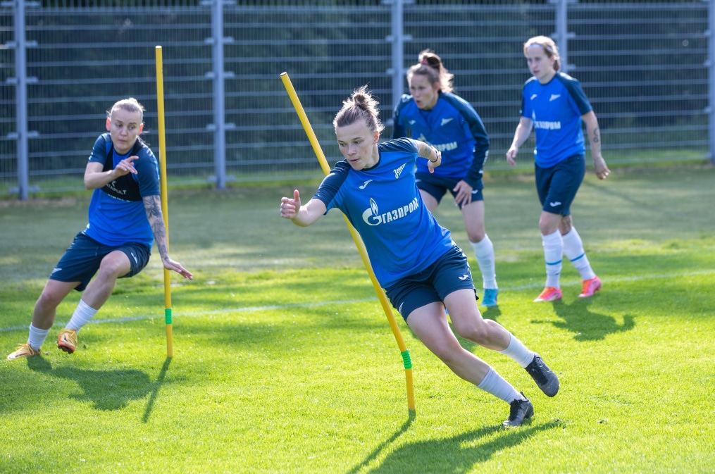 Открытая тренировка женской команды «Зенит» перед матчем с «Краснодаром»