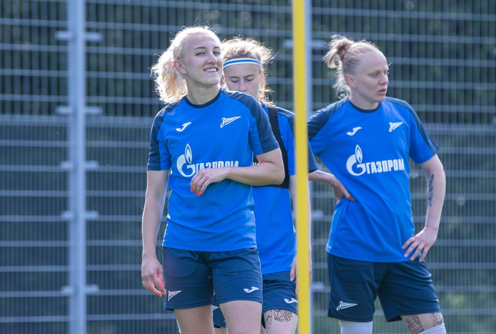 Открытая тренировка женской команды «Зенит» перед матчем с «Краснодаром»