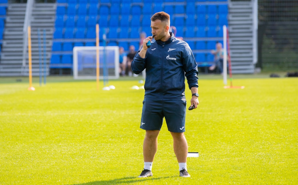 Тренировка женской команды «Зенит» перед матчем за Суперкубок с ЦСКА