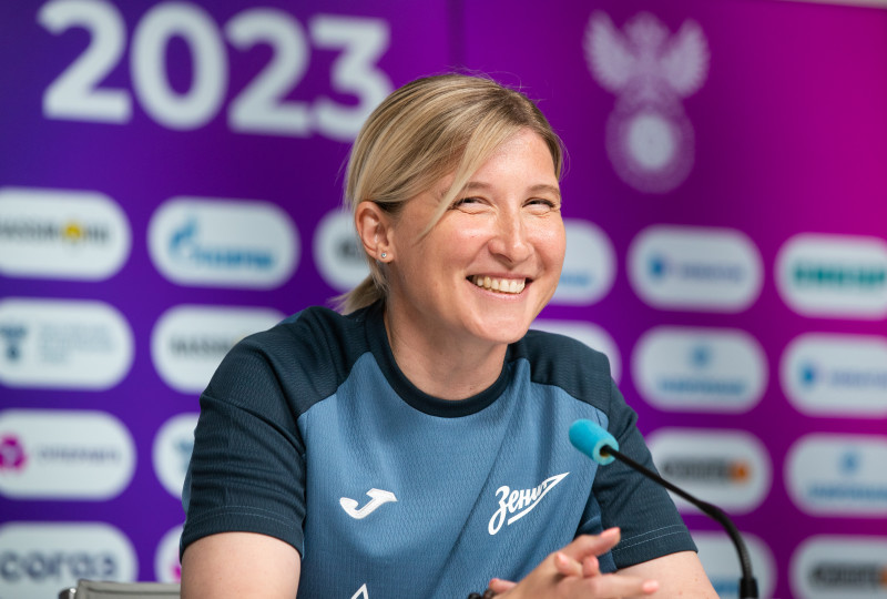 Пресс-конференция ЖФК «Зенит» перед матчем за Суперкубок с ЦСКА