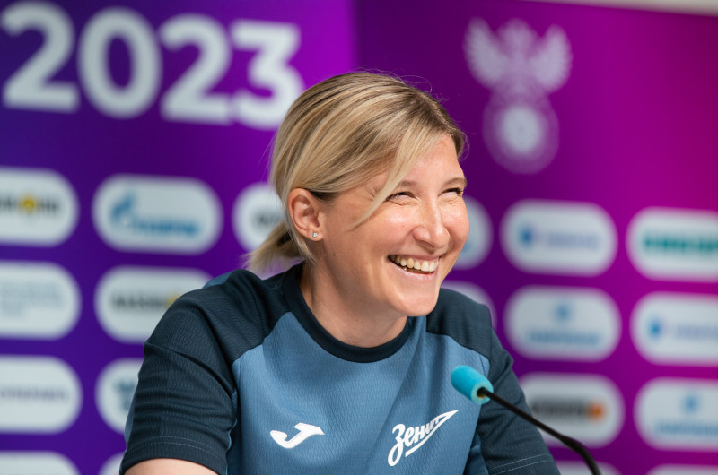 Пресс-конференция ЖФК «Зенит» перед матчем за Суперкубок с ЦСКА