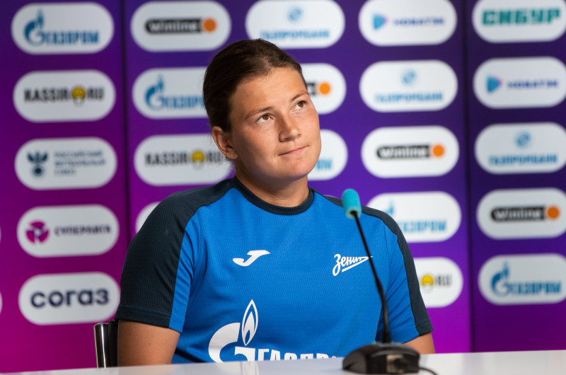 Пресс-конференция ЖФК «Зенит» перед матчем за Суперкубок с ЦСКА