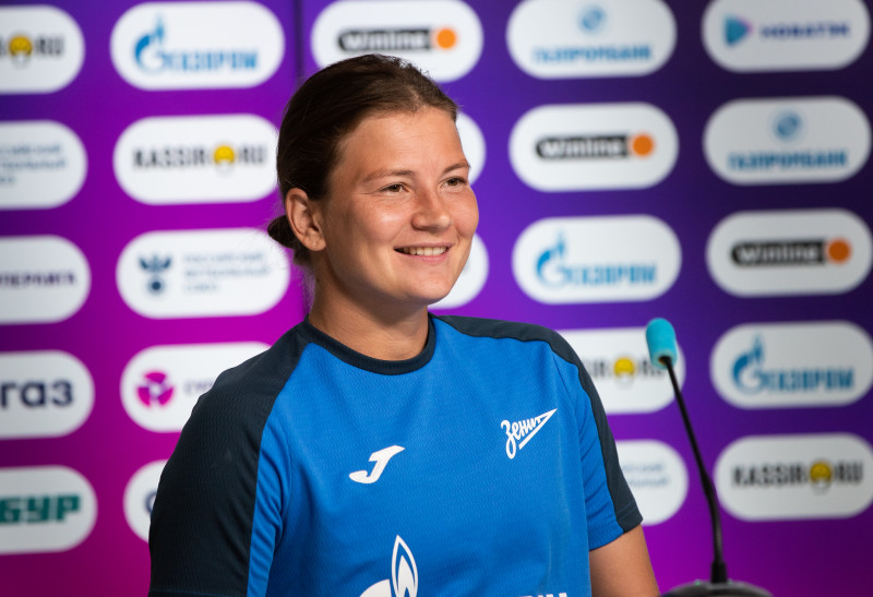 Пресс-конференция ЖФК «Зенит» перед матчем за Суперкубок с ЦСКА