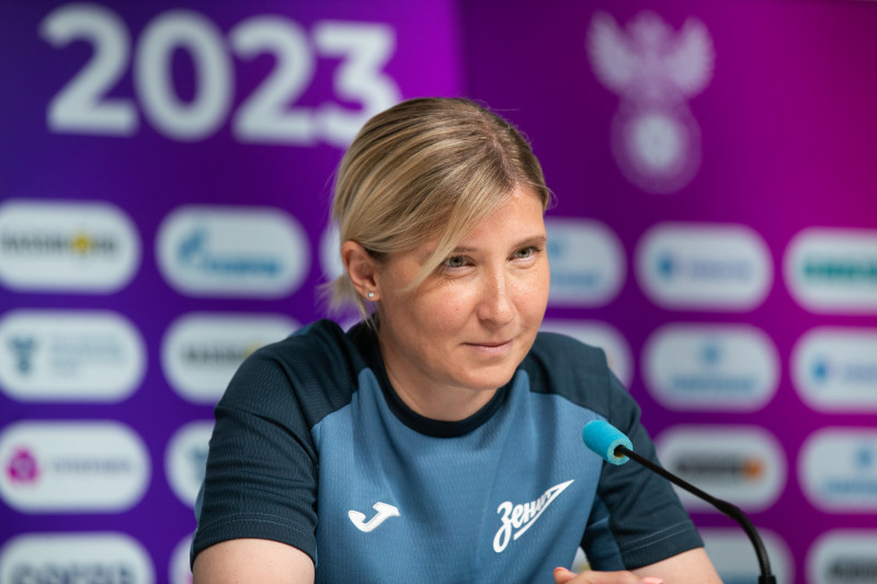 Пресс-конференция ЖФК «Зенит» перед матчем за Суперкубок с ЦСКА