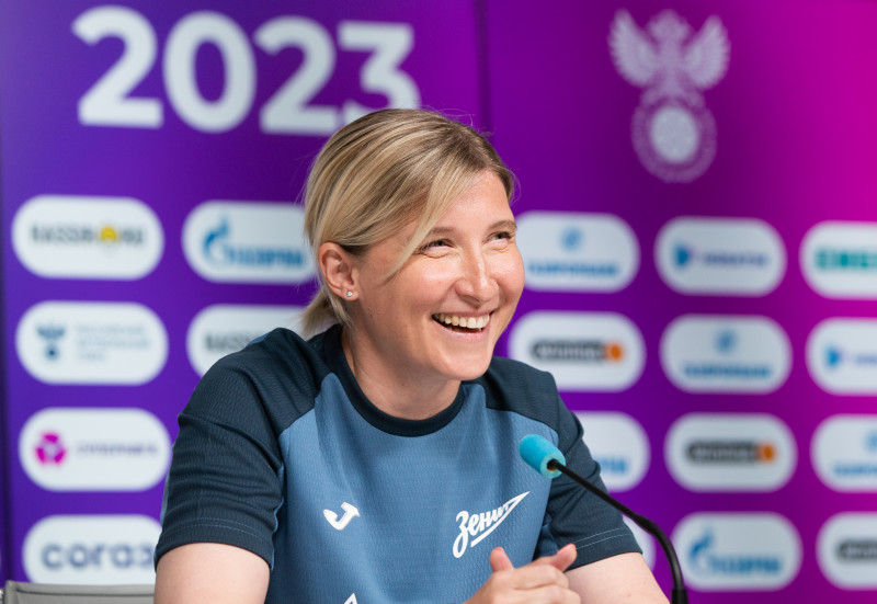 Пресс-конференция ЖФК «Зенит» перед матчем за Суперкубок с ЦСКА