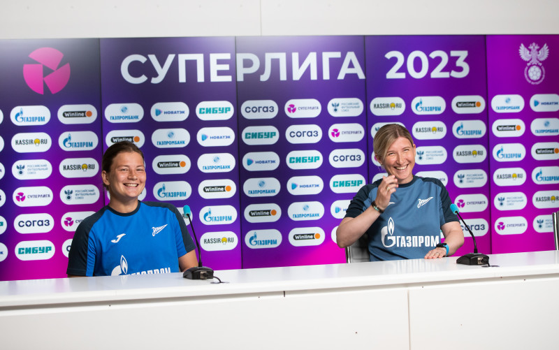 Пресс-конференция ЖФК «Зенит» перед матчем за Суперкубок с ЦСКА