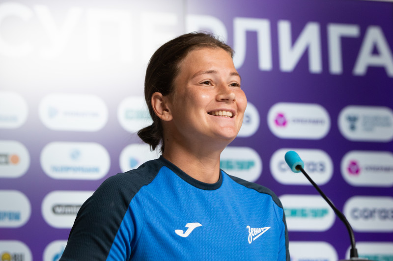 Пресс-конференция ЖФК «Зенит» перед матчем за Суперкубок с ЦСКА