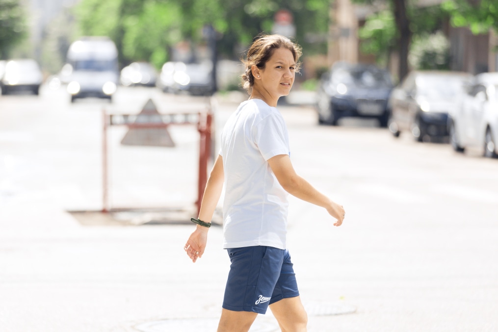 Утренняя прогулка женской команды в Москве