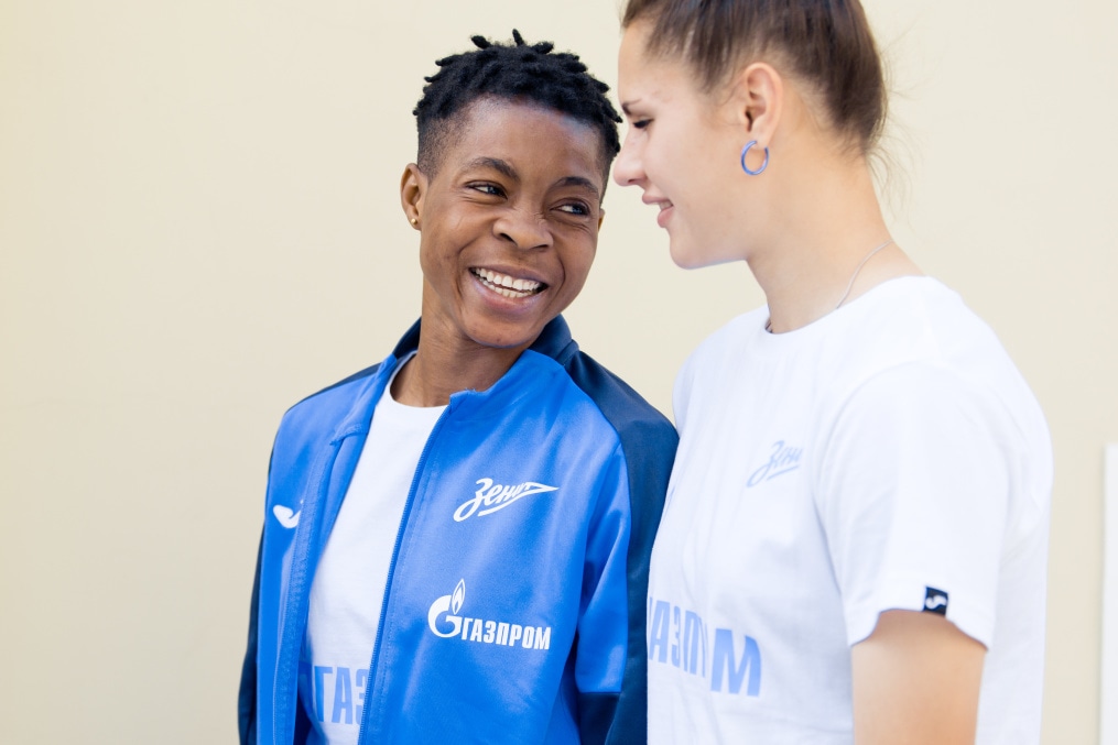 Утренняя прогулка женской команды в Москве