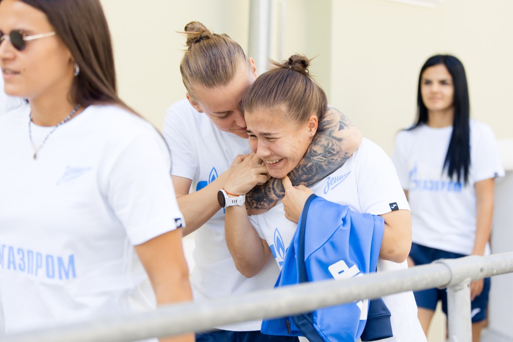 Утренняя прогулка женской команды в Москве