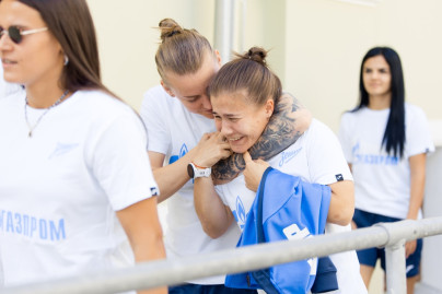 Утренняя прогулка женской команды в Москве