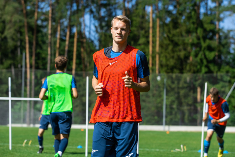 Учебно-тренировочные сборы «Зенита»-м в Беларуси: 25 июня, утренняя тренировка