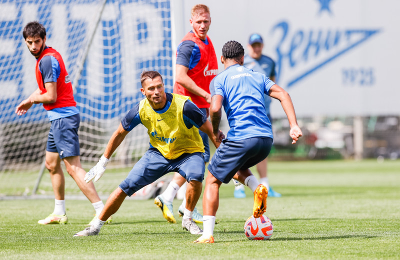Летние «Газпром» — тренировочные сборы: 26 июня, утренняя тренировка
