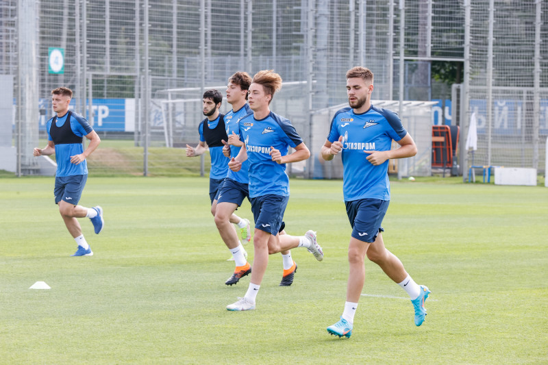 Летние «Газпром» — тренировочные сборы: 27 июня, утренняя тренировка