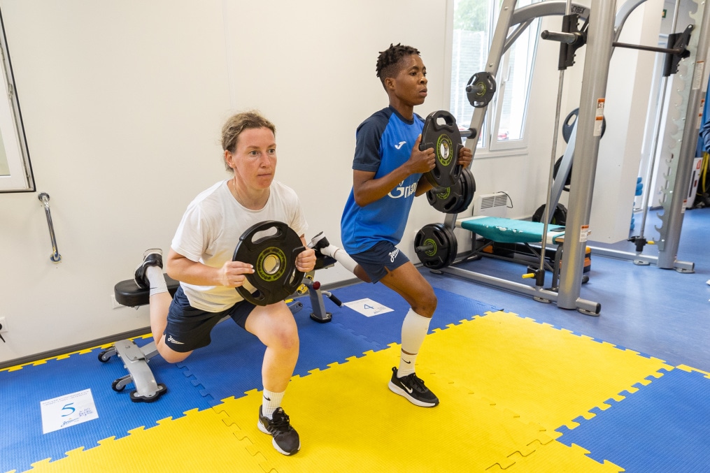 Тренировка женской команды «Зенит»