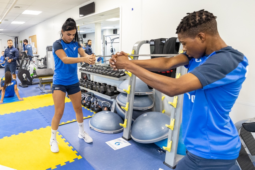 Тренировка женской команды «Зенит»