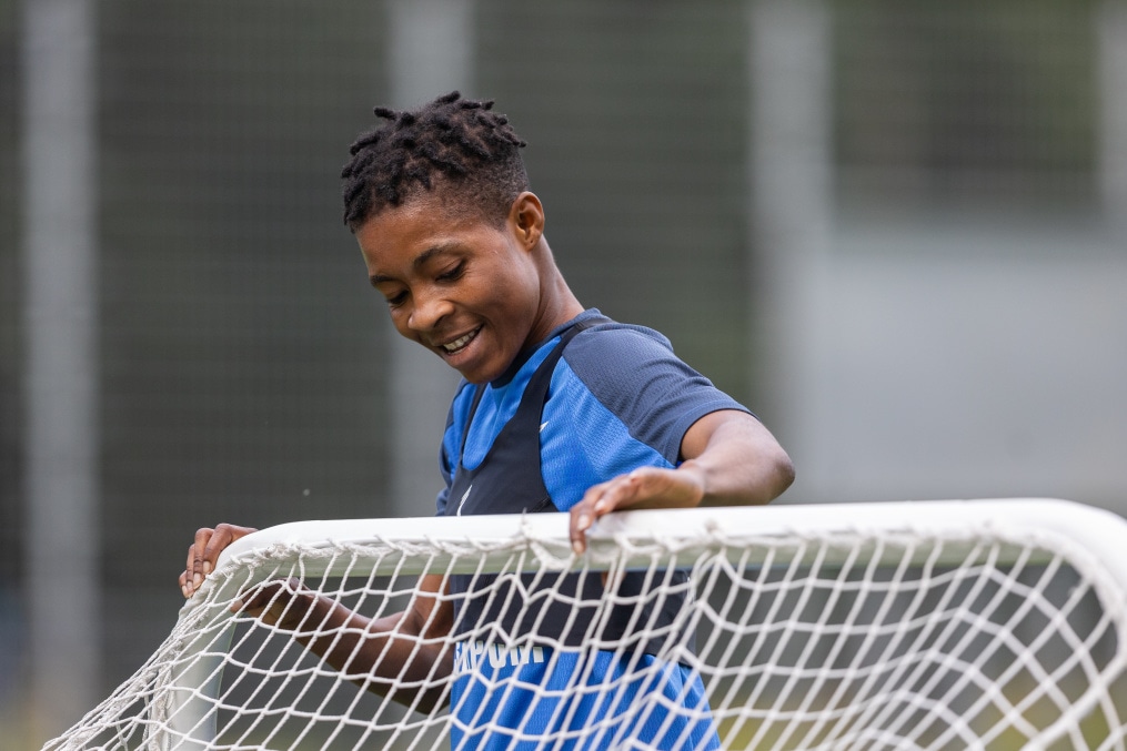 Тренировка женской команды «Зенит»