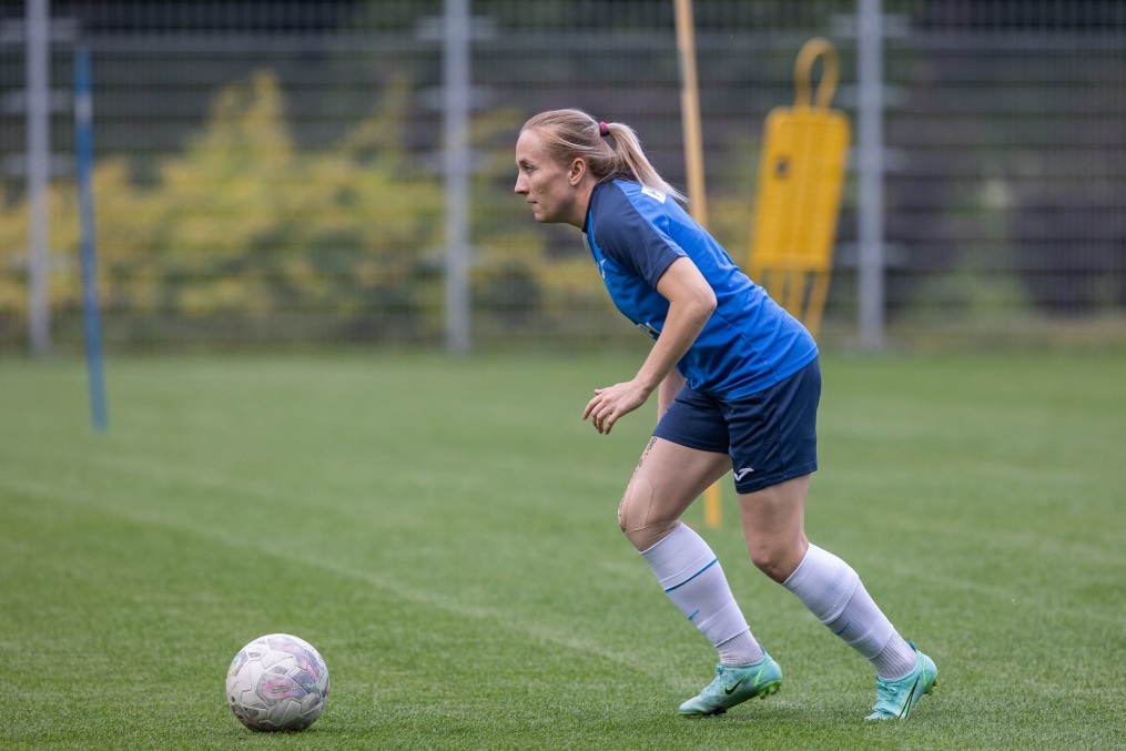 Тренировка женской команды «Зенит»