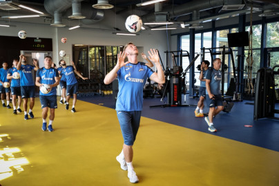 Летние «Газпром» — тренировочные сборы: 30 июня, утренняя тренировка