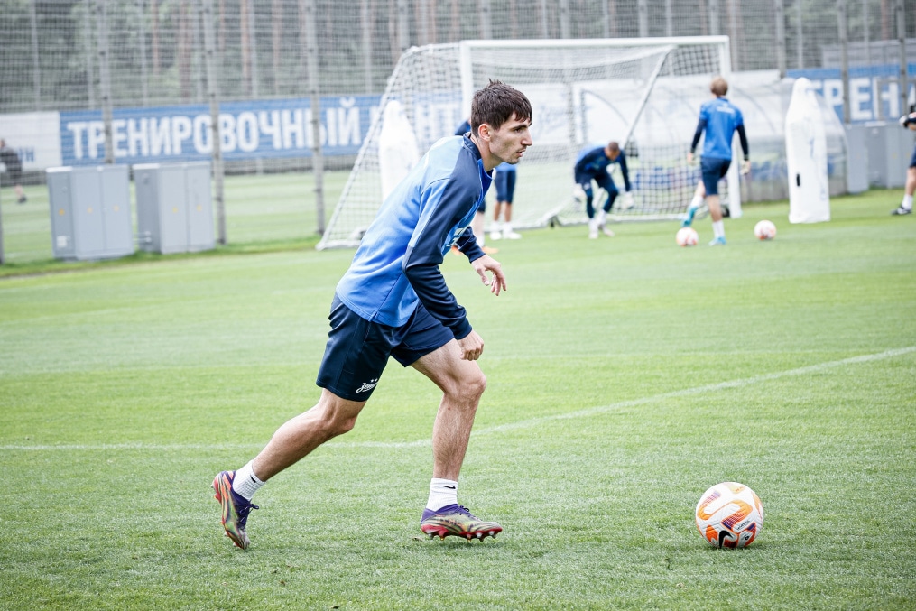 Тренировка «Зенита» перед матчем с «Црвеной Звездой»
