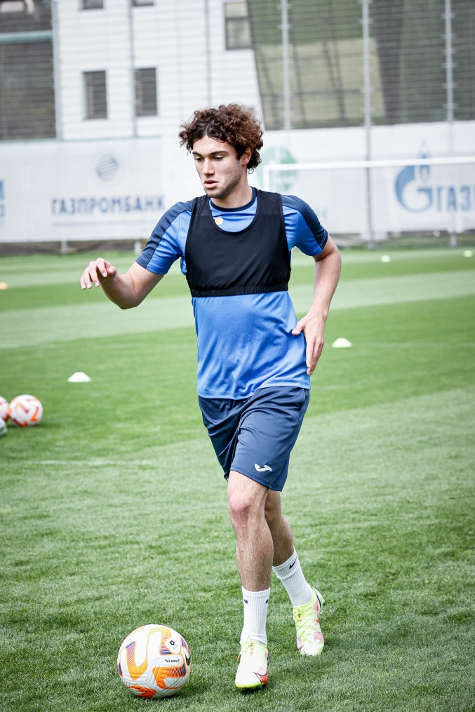 Тренировка «Зенита» перед матчем с «Црвеной Звездой»