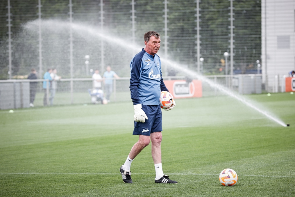 Тренировка «Зенита» перед матчем с «Црвеной Звездой»