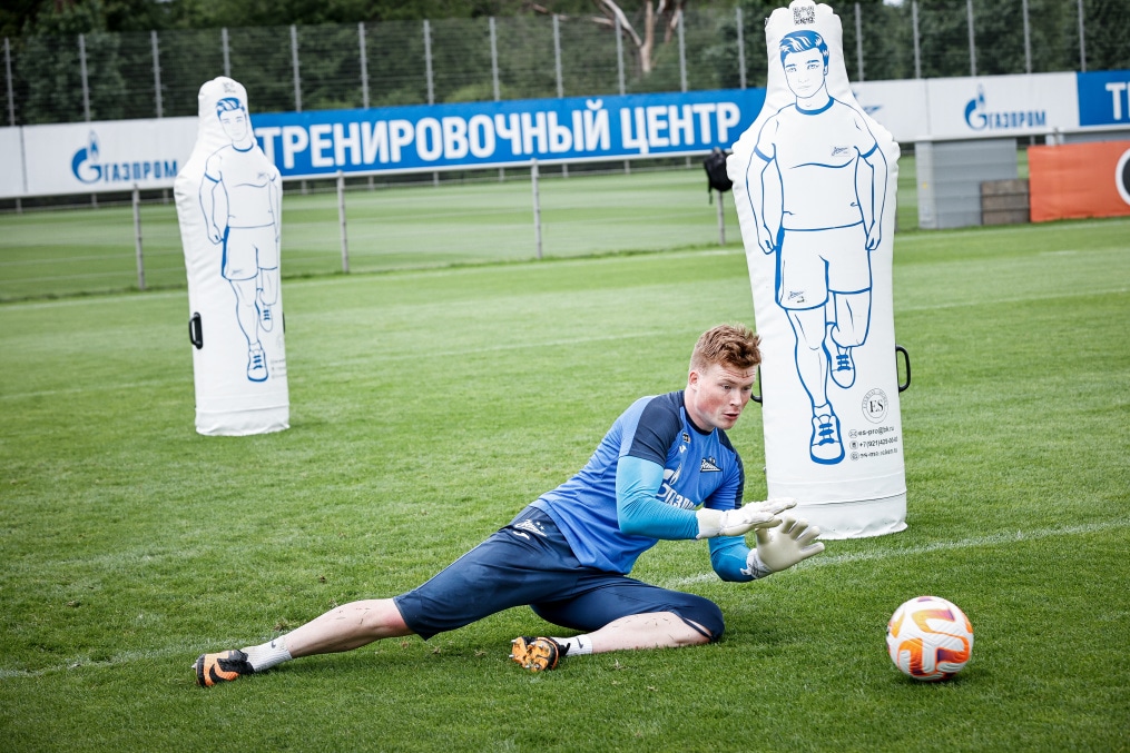 Тренировка «Зенита» перед матчем с «Црвеной Звездой»