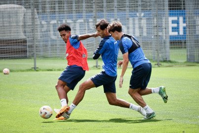 Тренировка «Зенита» перед матчем с «Црвеной Звездой»