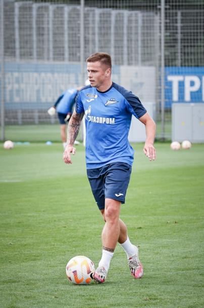 Тренировка «Зенита» перед матчем с «Црвеной Звездой»