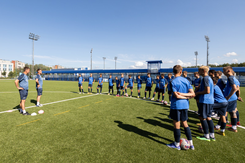 Тренировка «Зенита»-2008 в «Газпром»-Академии ФК «Зенит»