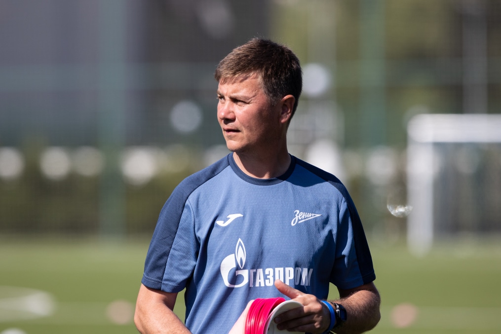 Тренировка «Зенита»-2008 в «Газпром»-Академии ФК «Зенит»