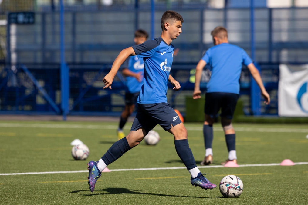 Тренировка «Зенита»-2008 в «Газпром»-Академии ФК «Зенит»